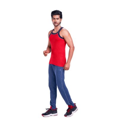 ANAND Super Gym Vest &ndash; High Performance Cotton Athletic Vest, Wide Armhole, Breathable Workout Inner Wear for Men | Pack of 2