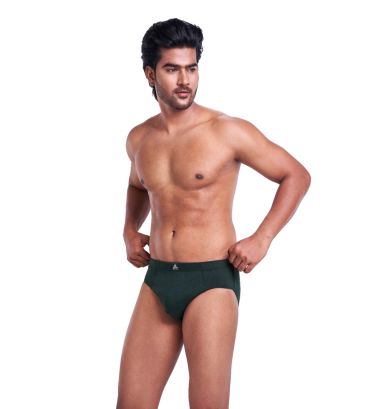 Anand Brief Men's Brief - White, Comfortable Everyday Wears | Pack of 2